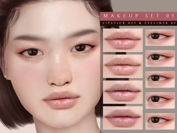 Alpha Makeup Set 05 - The Sims 4 Custom Content