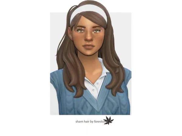 Maxis Match Sharn Hair by forestsims - The Sims 4 Custom Content