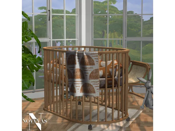 Alpha CRIB by ts4novvvas - The Sims 4 Custom Content
