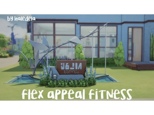 Maxis Match haledela Flex Appeal Fitness - The Sims 4 Custom Content