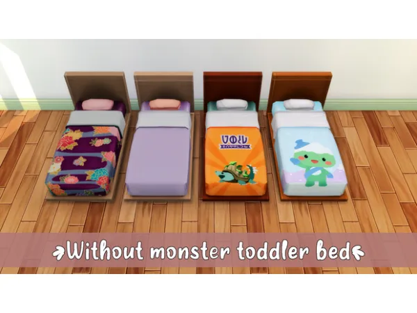 Maxis Match Without monster toddler bed by xSavannahx987 - The Sims 4 Custom Content