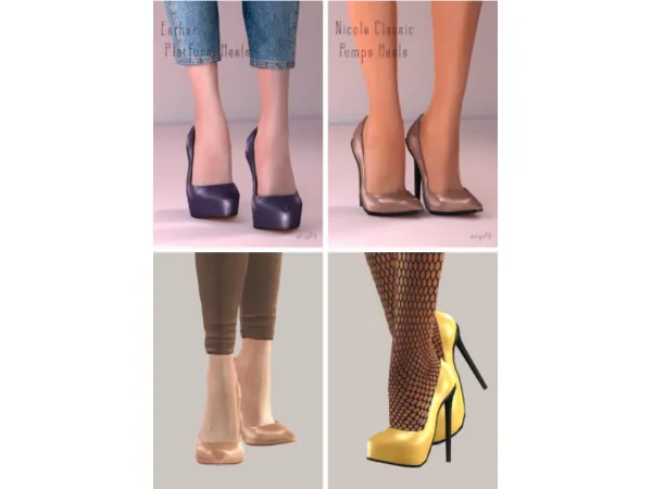 Alpha March Shoes Mini Collection by astya96 - The Sims 4 Custom Content
