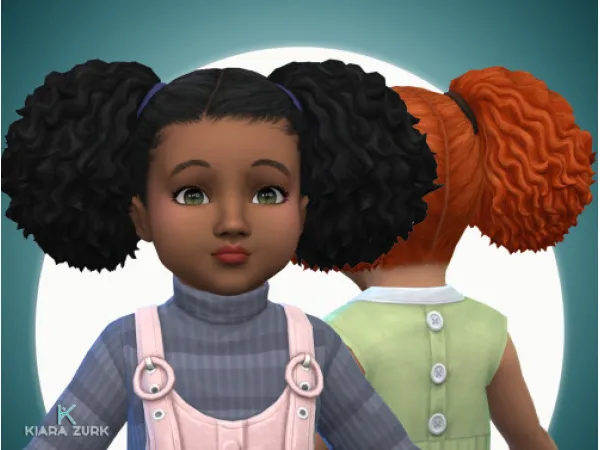 Maxis Match Tracy Pigtails for Toddlers - The Sims 4 Custom Content