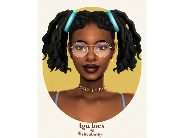 Maxis Match lya locs by simsfinds - The Sims 4 Custom Content