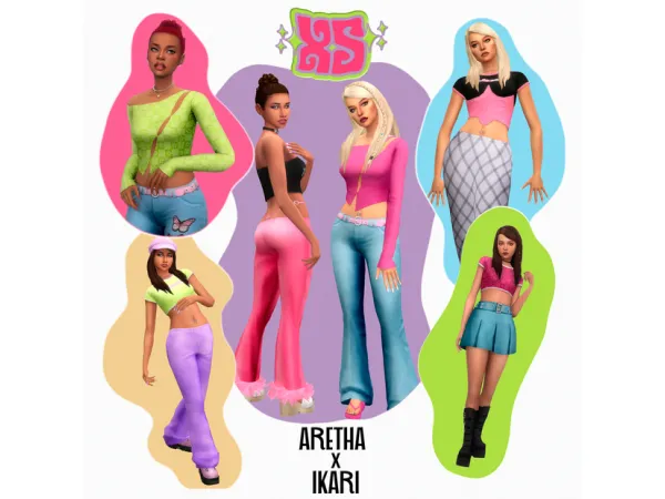 Maxis Match XS Collection [Aretha x Ikari] by aretha - The Sims 4 Custom Content