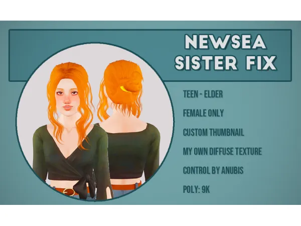 Newsea hairs - The Sims 3 Custom Content