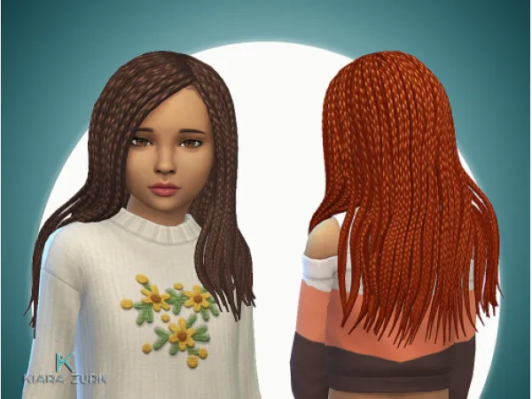 Maxis Match Carmen Hairstyle for Girls by simsfinds - The Sims 4 Custom Content