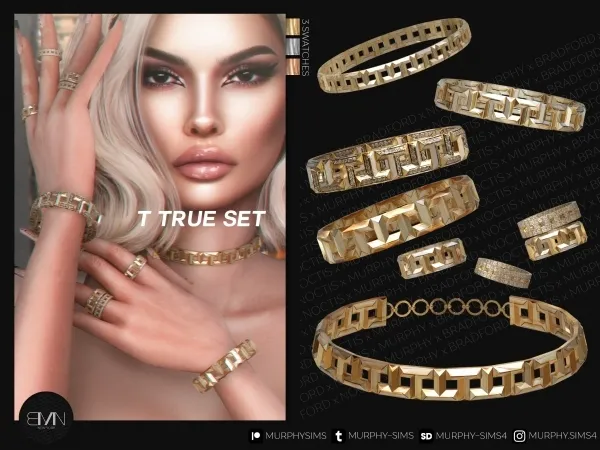 Alpha T True Set - The Sims 4 Custom Content