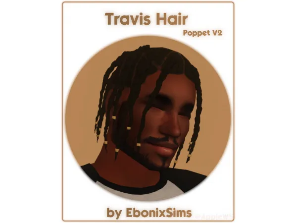 4t2 Travis Hair by EbonixSims - The Sims 2 Custom Content