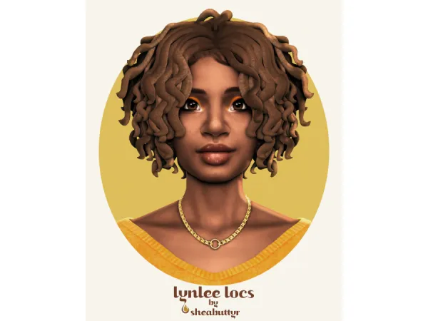 Maxis Match lynlee locs by sheabuttyr - The Sims 4 Custom Content
