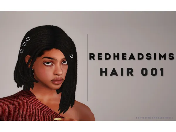 RedheadSims Hair N001 - The Sims 3 Custom Content