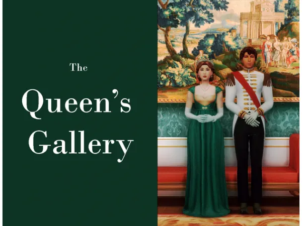 Maxis Match The QUEEN'S GALLERY Collection by AnachroSims - The Sims 4 Custom Content