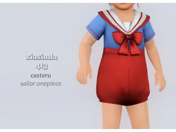 4t3 casteru Sailor Onepiece - The Sims 3 Custom Content