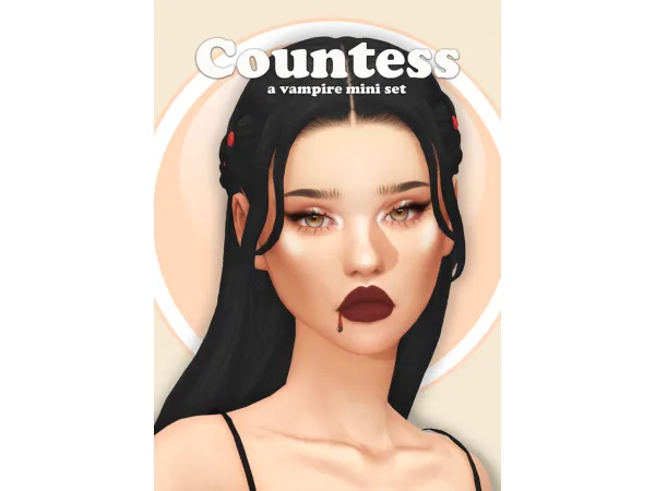 Maxis Match COUNTESS a vampire mini set by Lady Simmer - The Sims 4 Custom Content