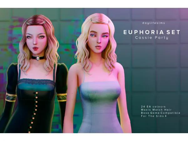 EUPHORIA SET - Cassie Party by Daylife Sims