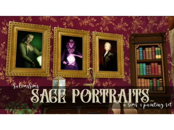 Maxis Match Sage Portraits - The Sims 4 Custom Content