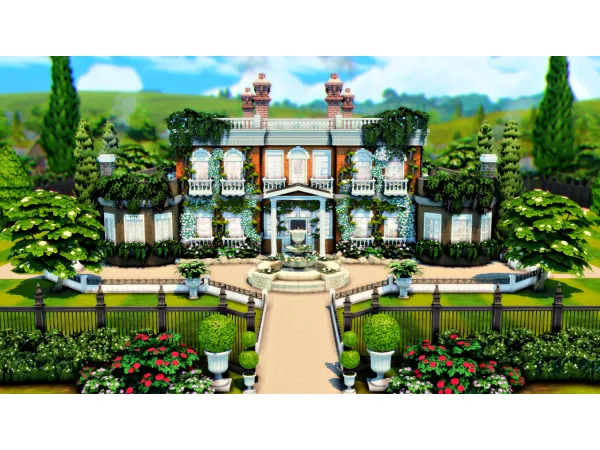 Maxis Match Bridgerton Inspired Estate - The Sims 4 Custom Content
