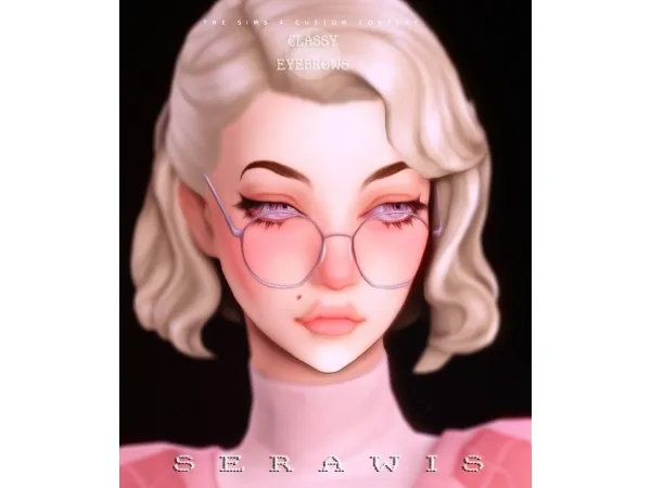 Maxis Match [ Serawis ] Classy Eyebrows - The Sims 4 Custom Content