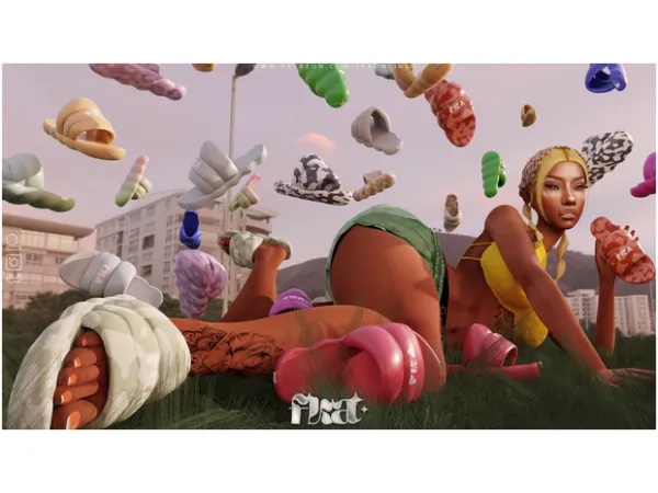 Alpha FKA PRESENTS COMFIE SLIPPERS by FKA - The Sims 4 Custom Content