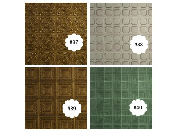 16 More Fancy Ceiling Tile - The Sims 3 Custom Content
