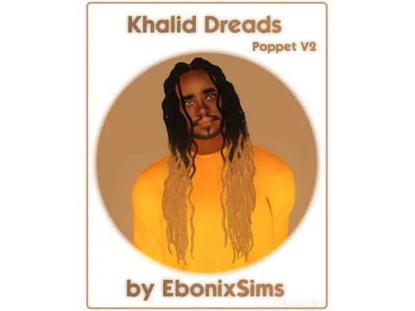 4t2 Khalid Dreads by EbonixSims - The Sims 2 Custom Content
