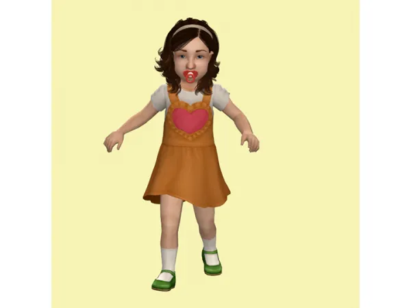 4t2 Penelopedress for toddlers - The Sims 2 Custom Content