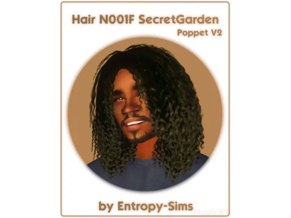 Hair N001F SecretGarden - The Sims 2 Custom Content