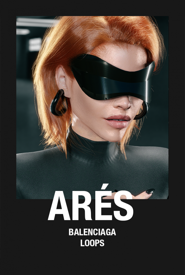 Alpha Balenciaga Loops by ares3d - The Sims 4 Custom Content