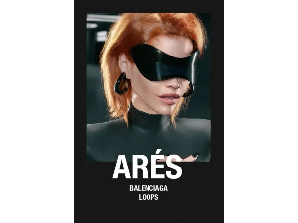 Alpha Balenciaga Loops - The Sims 4 Custom Content
