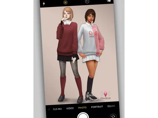 Maxis Match Vexed Set by cloudcat - The Sims 4 Custom Content