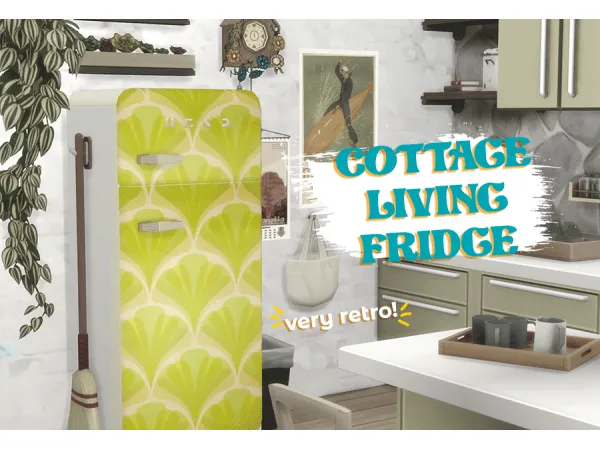 Maxis Match aoifaes set of fridge recolors - The Sims 4 Custom Content