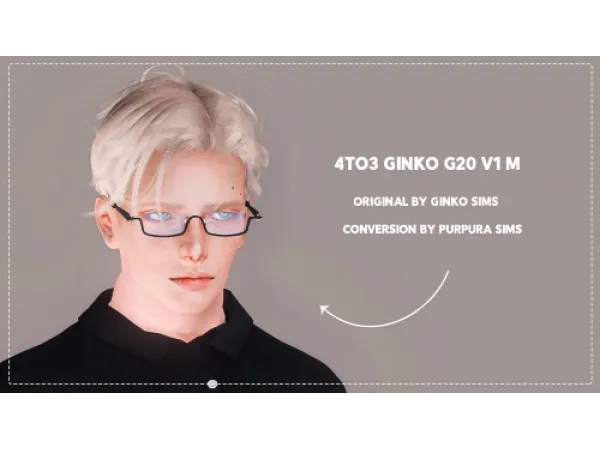 4to3 Ginko G20 V1 M by Purpura Sims - The Sims 3 Custom Content