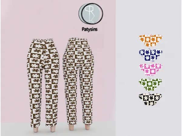 Alpha CalçaSSFlores - The Sims 4 Custom Content