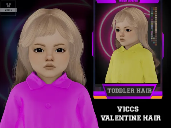 VICCS_ VALENTINE HAIR WITH BANGS (KIDS VERSION)