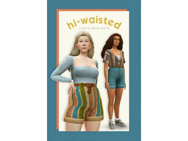 Maxis Match hi waisted - The Sims 4 Custom Content