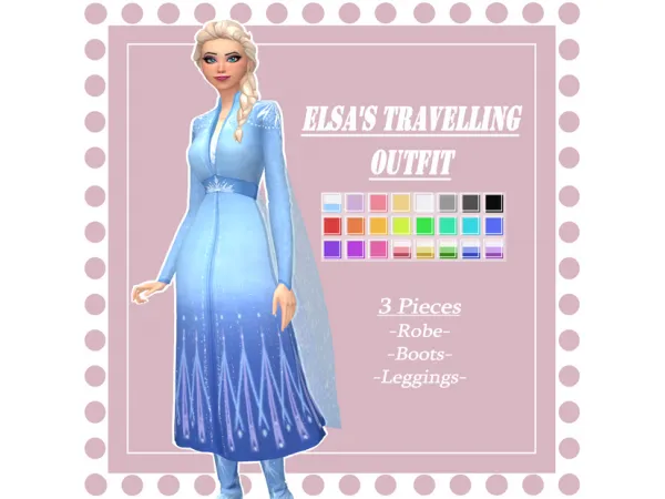 Maxis Match Elsa's Travelling Outfit by monysims - The Sims 4 Custom Content