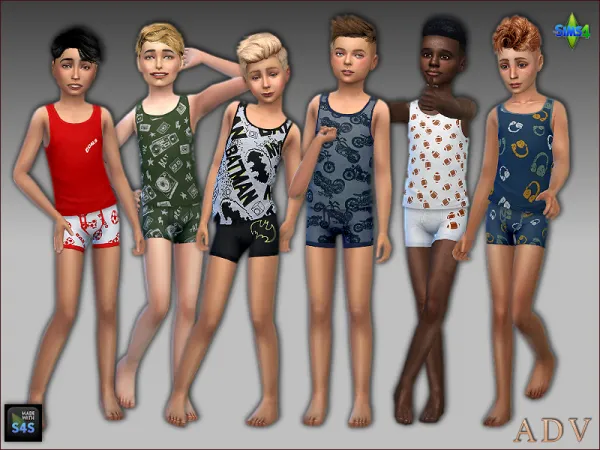 Maxis Match Mabra s4cmTopSet07 by ADV - The Sims 4 Custom Content