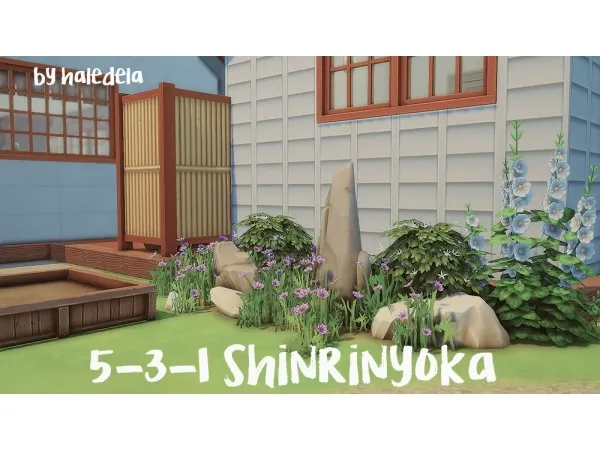 Maxis Match 5 3 1 Shinrinyoku by HaleDela - The Sims 4 Custom Content