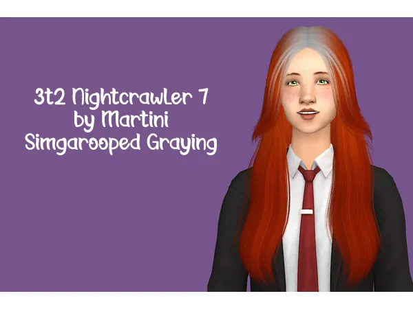 Graying hairs - The Sims 2 Custom Content