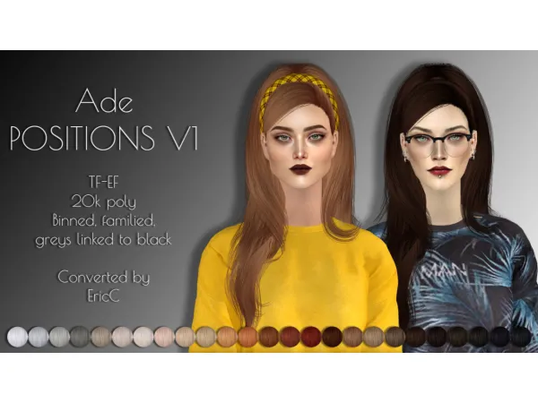 Ade Position Style 1 - The Sims 2 Custom Content