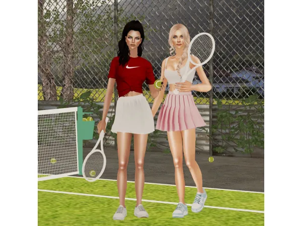 TENNIS COLLECTION - The Sims 2 Custom Content