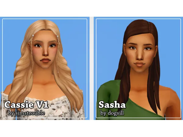 4t2 Hair Conversions - The Sims 2 Custom Content