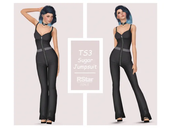 Sugar Jumpsuit YAF - The Sims 3 Custom Content