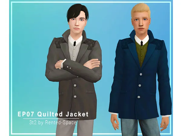 EP07 Quilted Jacket - The Sims 2 Custom Content