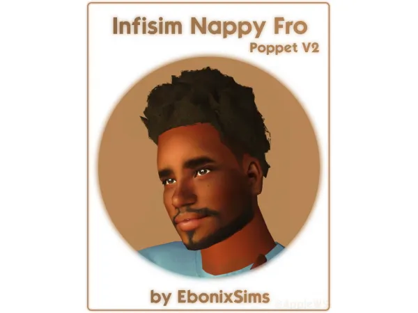 4T2 INFISIM NAPPY FRO by EBONIXSIMS - The Sims 2 Custom Content