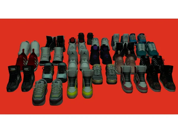 Sneaker Collection 4t2 - The Sims 2 Custom Content
