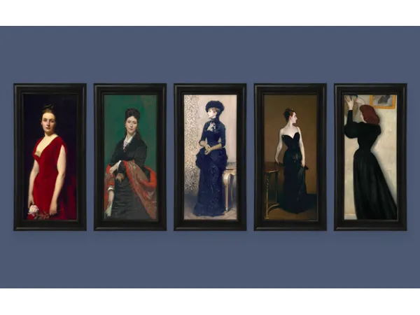 Alpha SimPlistic Presents Masterpiece Portraits by SimPlistic - The Sims 4 Custom Content