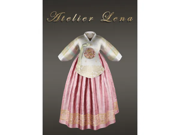 Toddler Hyungbae Dangeui Hanbok by Atelier Lena