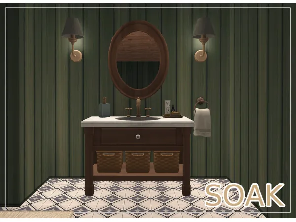 Soak Bathroom by Charlypancakes - The Sims 2 Custom Content