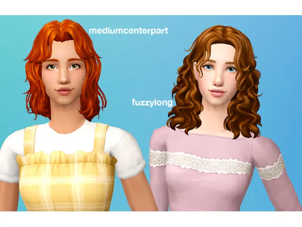 More 4t2 Clay hair defaults - The Sims 2 Custom Content